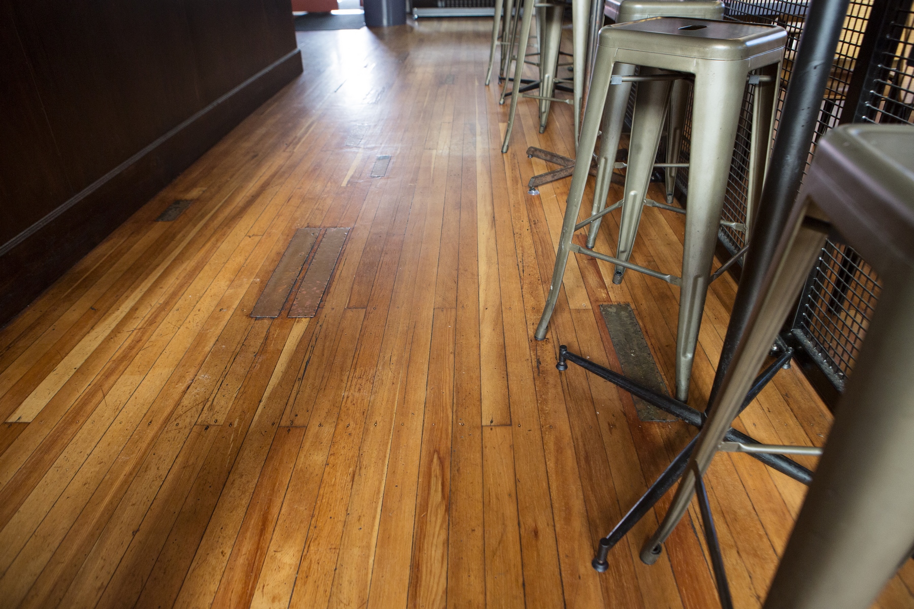 a restored timber floor in Hamilton